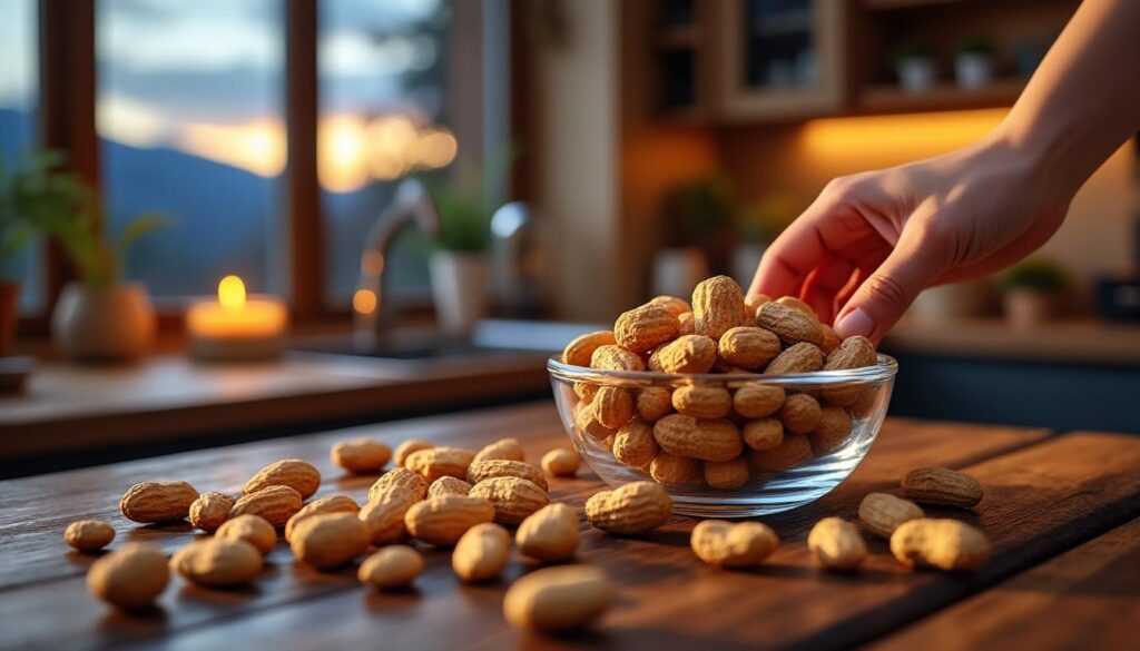 découvrez les bienfaits de manger des cacahuètes le soir et son impact sur votre poids. apprenez comment intégrer ces en-cas nutritifs dans votre alimentation pour une meilleure santé.