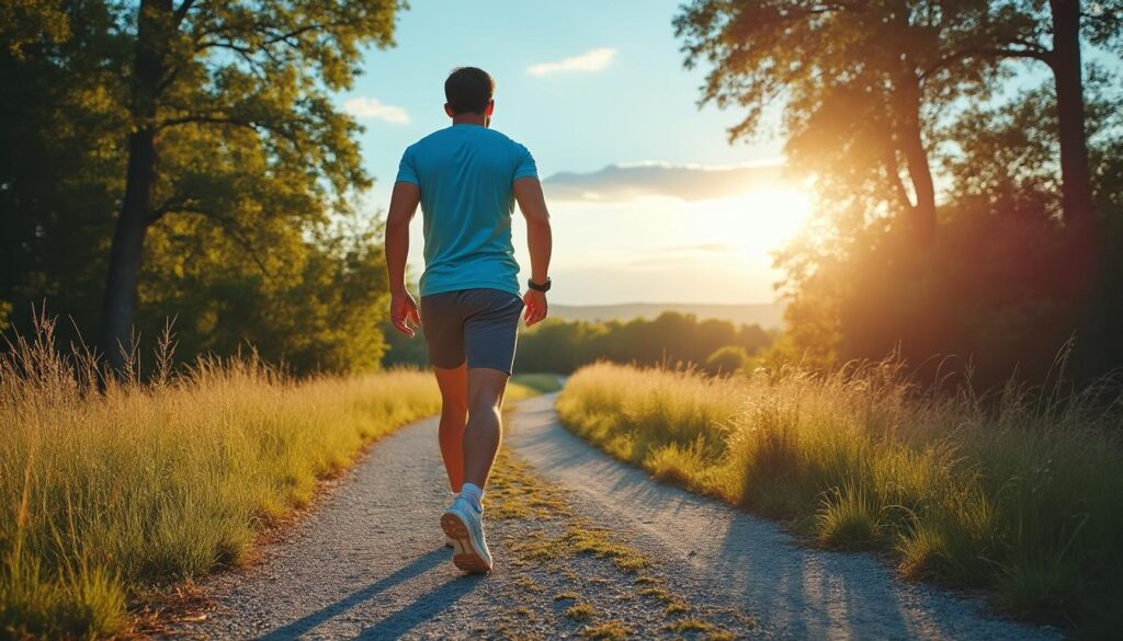 découvrez combien de kilomètres représentent 18 000 pas, la durée moyenne pour les parcourir et les calories brûlées lors de cette activité.