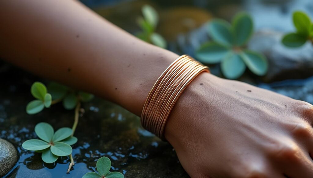 découvrez les bienfaits du bracelet en cuivre : soulagement des douleurs articulaires et musculaires, et réduction naturelle du stress pour un bien-être au quotidien.