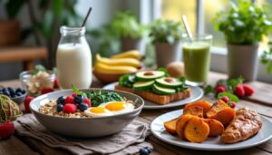 découvrez des recettes savoureuses et des conseils efficaces pour un petit déjeuner adapté à la prise de masse, afin de commencer la journée avec énergie et nutrition optimale.